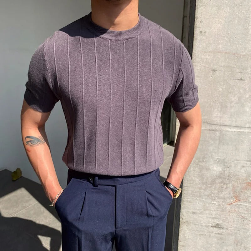 Leon | Elegantes T-Shirt für Herren Slim Fit Sommer 2