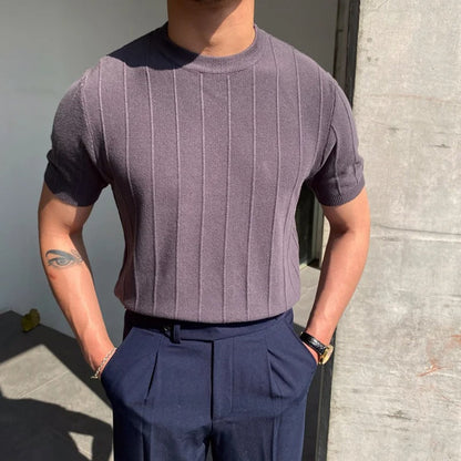 Leon | Elegantes T-Shirt für Herren Slim Fit Sommer 2