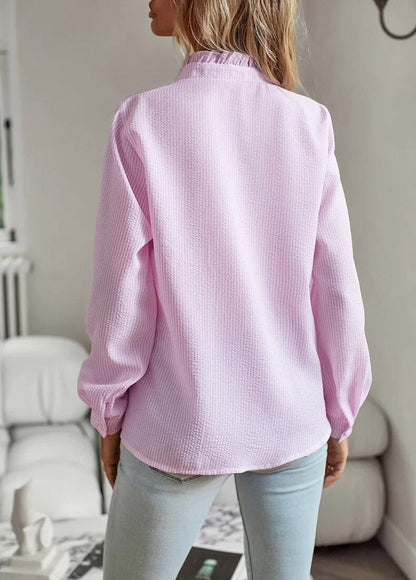 Lisbeth | Elegante Streifenbluse für Damen langarm 7